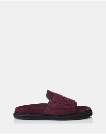 Burgundy Suede
