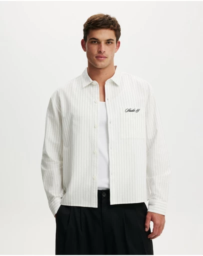 Cotton On - Bedford Long Sleeve Shirt