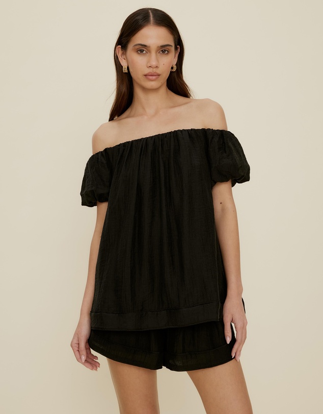 The Fated - Rosie Gathered Off Shoulder Top