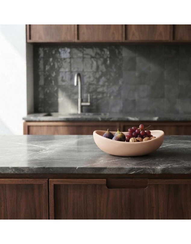 Urban Attitude - Urban Attitude JADE Medium Bowl Height 8cm highest, 5cm lowest, Width 27cm, Length 28cm - Stone Ivory