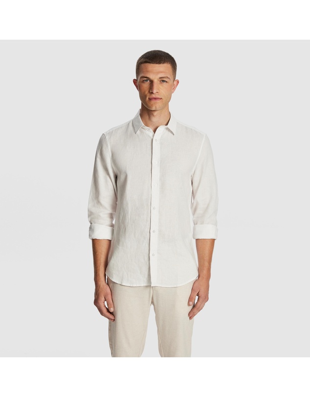 yd. - West Hampton Pure Linen Shirt