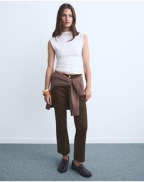 M.N.G - Sienna Flared Cropped Jeans