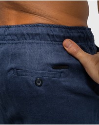 Coast Clothing - Linen Shorts - Navy