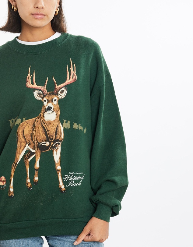 Vintage by The Real Deal - Pre Loved - Vintage 90s Dear Wildlife Sweatshirt
