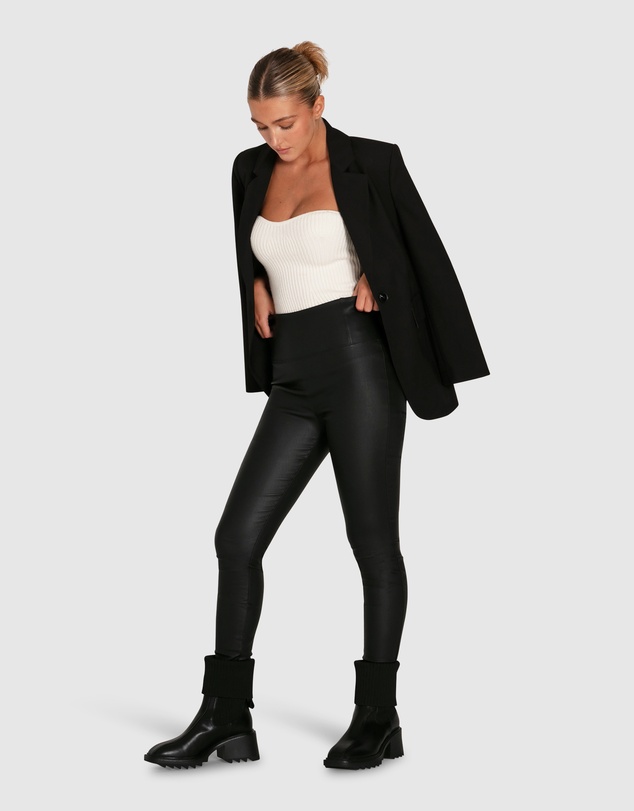 Belle & Bloom - City Slicker Coated Legging