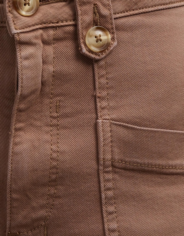 DRICOPER DENIM - Stella Stretch High Waisted Taupe Trouser