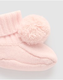 Purebaby - Cashmere Booties -Kids-Babies