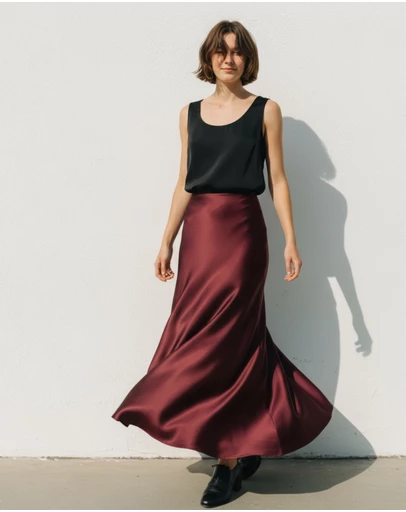 Mossée - Ayla Silk Skirt