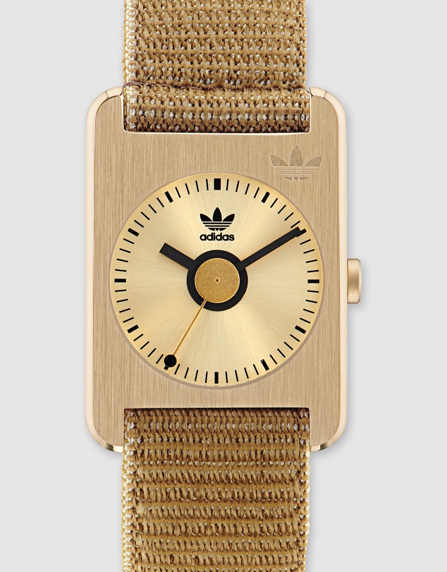 adidas Originals - Retro Pop One Gold-Tone Watch