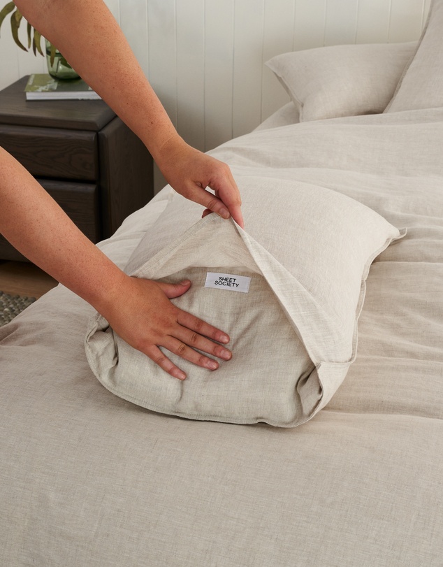 Sheet Society - Eve Linen Quilt Cover Set