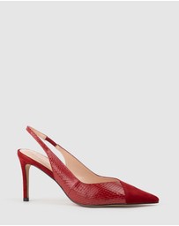 Edward Meller - AMITA85 Combination Slingback Pump