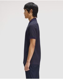 Fred Perry - Slanted Geometric Print Fred Perry Shirt