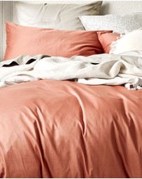 Aura Home - Halo Organic Sateen European Pillowcase