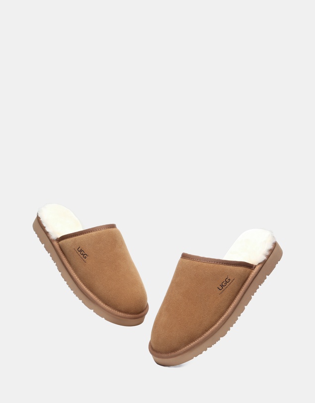 EVERAU - Australian Shepherd Ugg Cruz Slipper Cow Suede Upper House Shoes