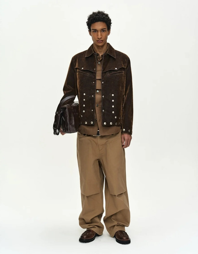 Andersson Bell - Gerogia Flock Velvet Jacket