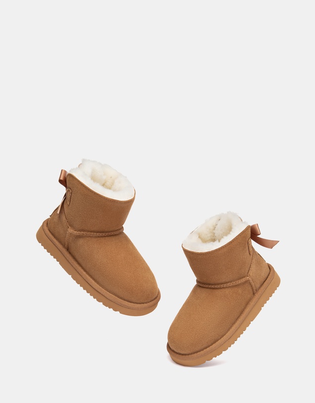 EVERAU - Australian Shepherd Ugg Melub Kids Cow Suede Upper UGG Boots
