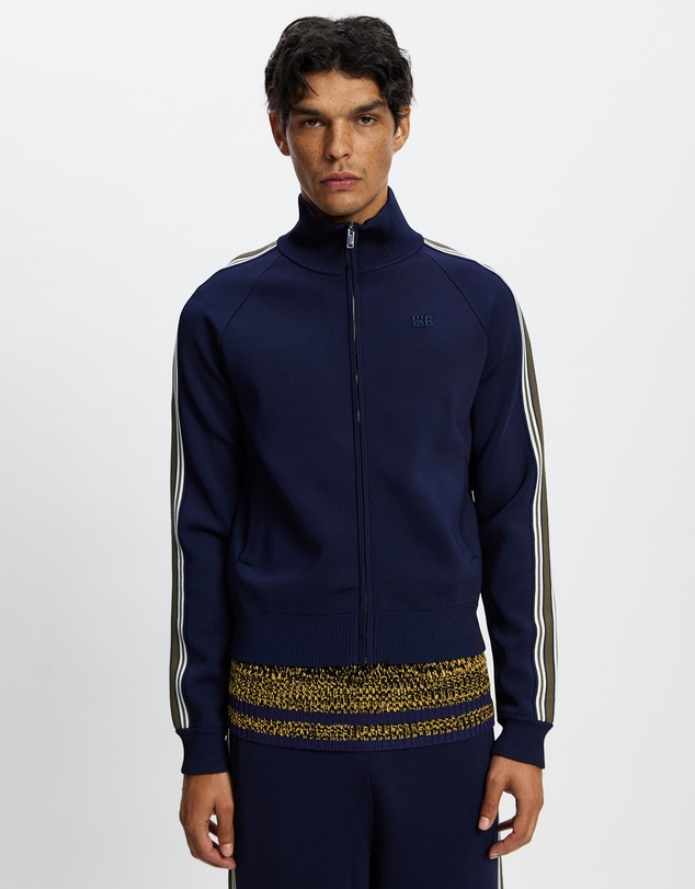Wales Bonner - Bright Rayon Yarn Tide Track Top