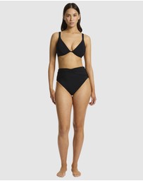 JETS - Jetset High Waist Ruched Bikini Bottom