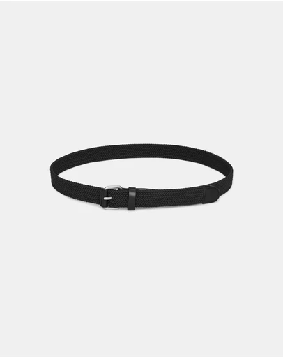 ARKET - Braided Leather Trimmed Belt