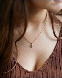 Ottoman Hands - December Birthstone Pendant Necklace