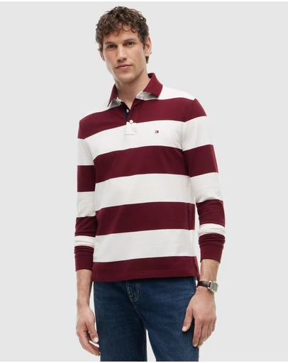 Tommy Hilfiger - Rugby Stripe LS Polo Shirt