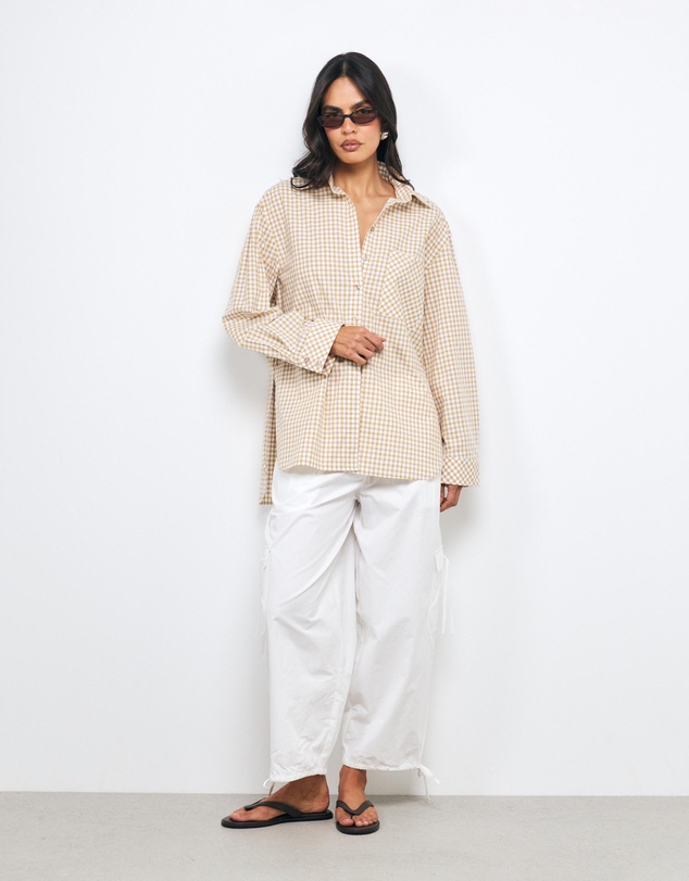 AERE - Laura Relaxed Check Shirt