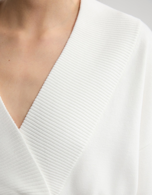 Oxford - Pia Cotton V-Neck Knit