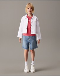 Calvin Klein Jeans - Girls Slim Denim Trucker Jacket