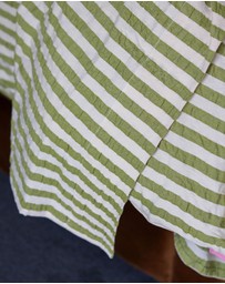 Mosey Me - Seersucker Stripe Flat Sheet