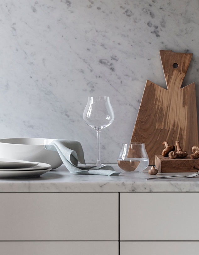 Georg Jensen - Sky White Wine, 6 Pcs