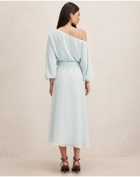 Forever New - Samantha Tipped Draped Midi Dress