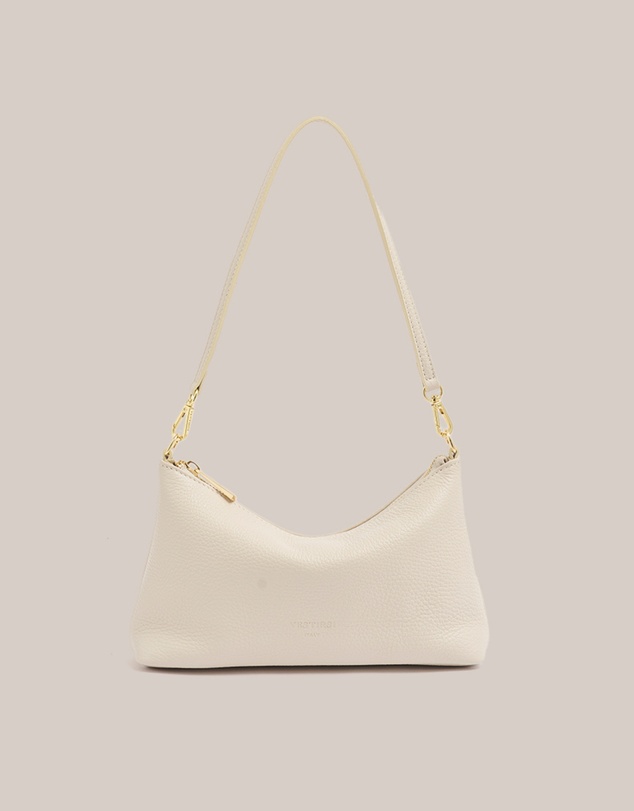 VESTIRSI - Ashley Ivory Leather Crossbody Bag