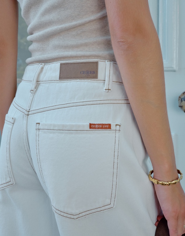 Ceres Life - Maggie Tapered Barrel Jean