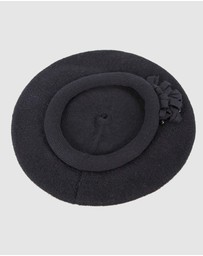 Max Alexander - European Made Navy Soft Wool Beret