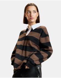 Cynthia Rowley - Striped Cotton Rugby Shirt