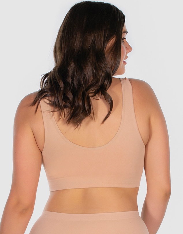 B Free Intimate Apparel - Cotton Pull On Sleep Bra (B-C-D-DD-E-F) Cup