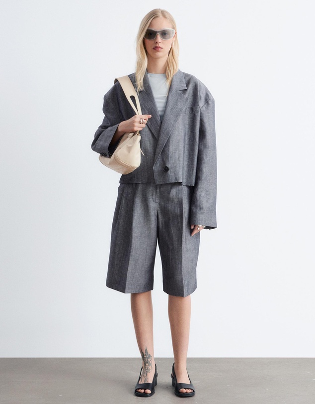 & Other Stories - Cropped Oversized Blazer