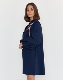 ALEXANDRA - Kai Dress Navy