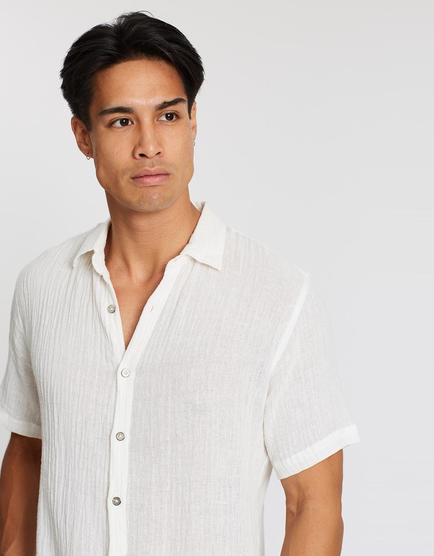 Merlino Street - Linen Rami Button-Up Shirt