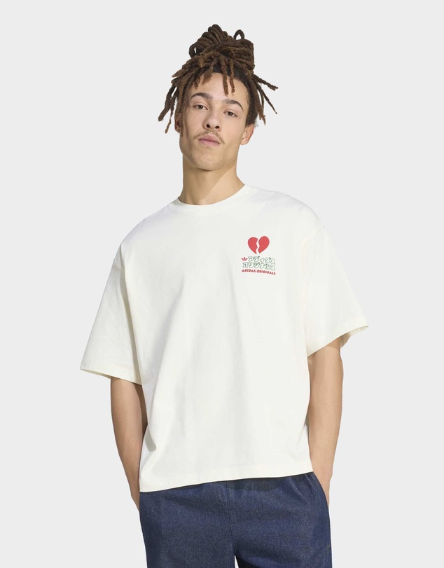 adidas Originals - V-DAY HEART BROKEN CAT GRAPHIC TEE Mens