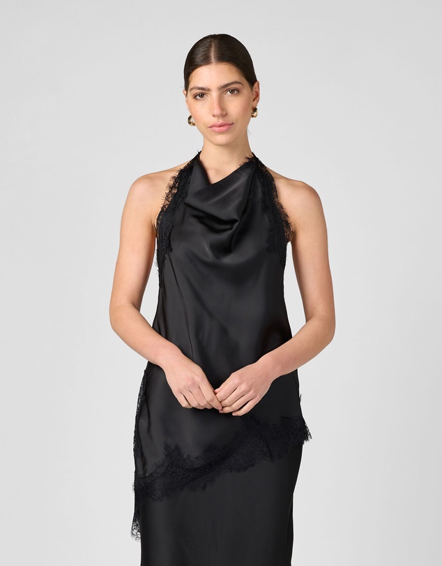 MVN - Lace Halter Neck Top