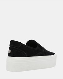 Steve Madden - Clifftop Black Suede Sneakers