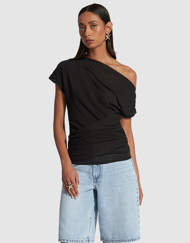 Decjuba - Ruby Gathered Top