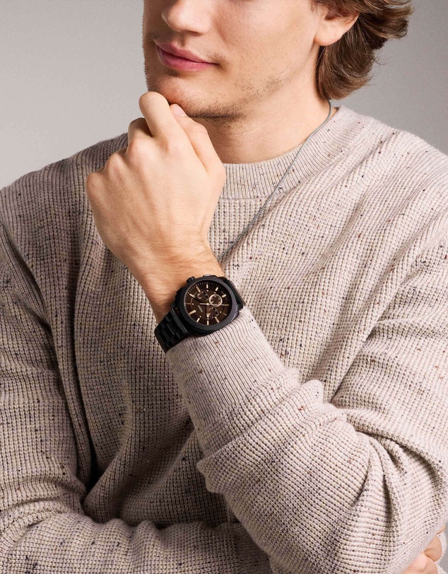 Fossil - Machine Black Chronograph Watch