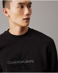 Calvin Klein Jeans - Chenille Monogram Sweatshirt
