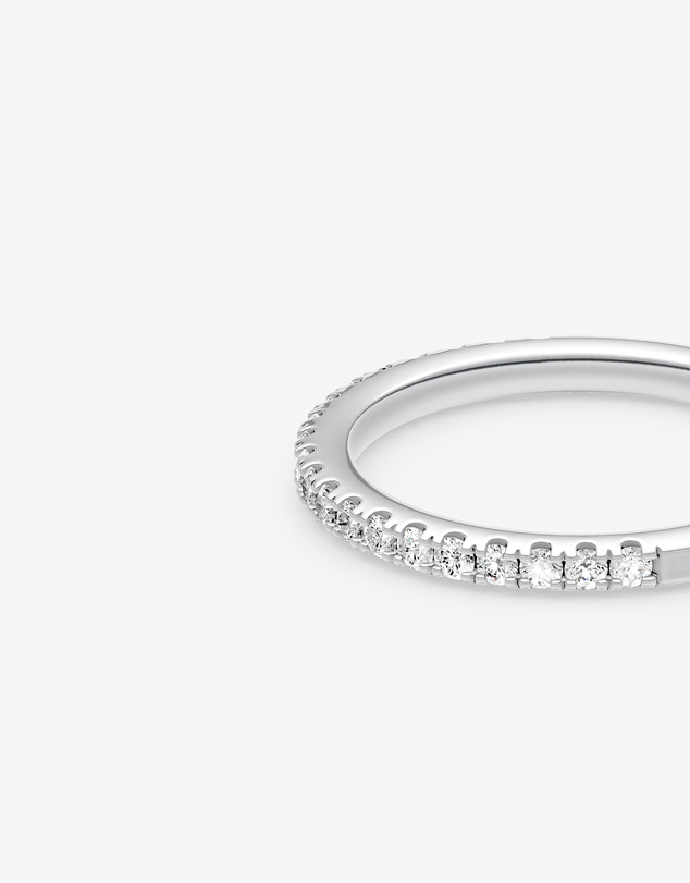 Michael Hill - Wedding Band with 0.34 Carat TW of Diamonds in 14kt White Gold