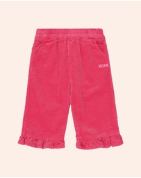 Huxbaby - Cord Frill Hem Pants - Babies-Kids