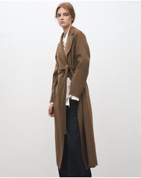 M.N.G - Handmade Wool Coat With Belt