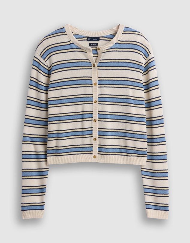 GAP - LS Cropped Cotton Cardi