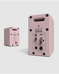 iWorld - Kanto ORA 100W Powered Reference Desktop Computer Speakers with Bluetooth 5.0 Pink